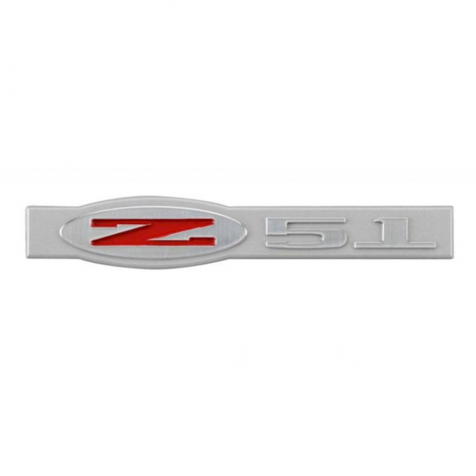 Corvette Z51 Billet Emblem, 1997-2013