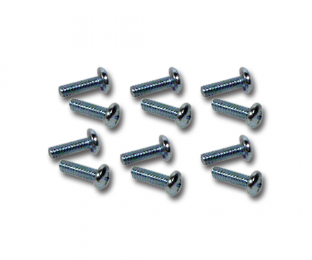 Redline Restomotive® 1965-1967 Chevrolet Corvette 12 Piece Side Exhaust Cover Upper Screws