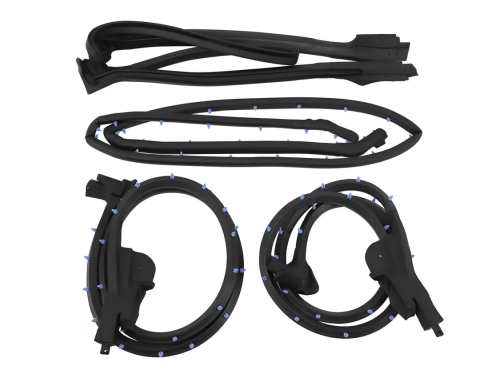 Corvette Weatherstrip Kit, Convertible Body 4 Piece, USA, 1986-1989