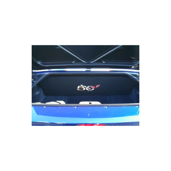 Corvette Compartment Divider, With Carpet & 50th Logo, "Quiet Ride", 1999-2004