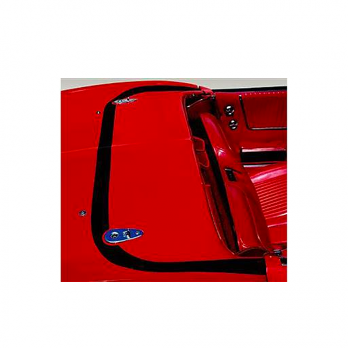 Corvette Deck Lid Protector, Hardtop, Clear, 1968-1975