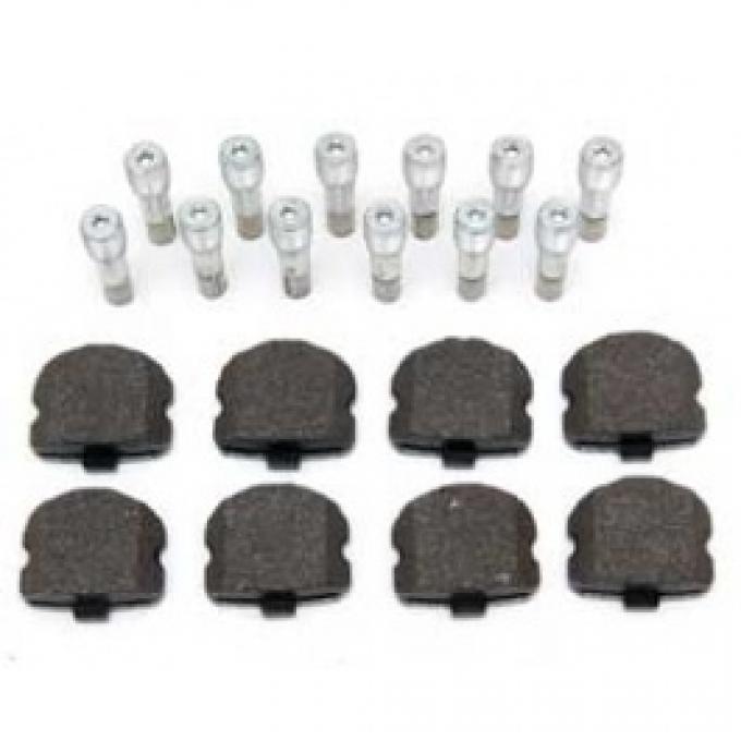 Corvette Brake Pads, Rear, Z06, 2006-2013