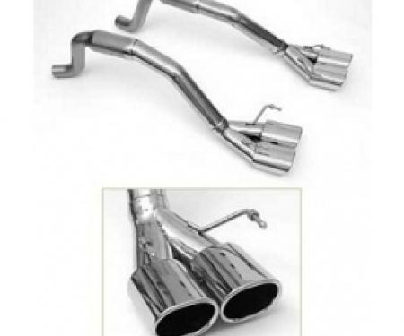 Corvette Exhaust System, B&B, Bullet Performance, With Oval Tips, 2009-2013