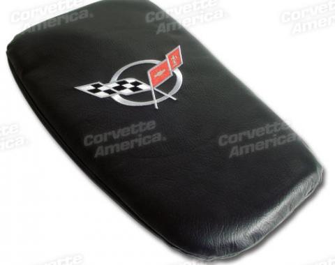 CA 1997-2004 Chevrolet Corvette Vette Rest Black with Silver Logo 46761