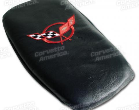 Corvette America 1997-2004 Chevrolet Corvette Vette Rest Black with Red Logo 46762