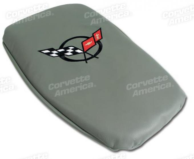 CA 1997-2004 Chevrolet Corvette Vette Rest Gray with Black Logo 46766