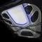 American Car Craft 2009-2011 Corvette ZR1 only - Alternator Cover Perforated Style, Polished Stainless Steel 043068