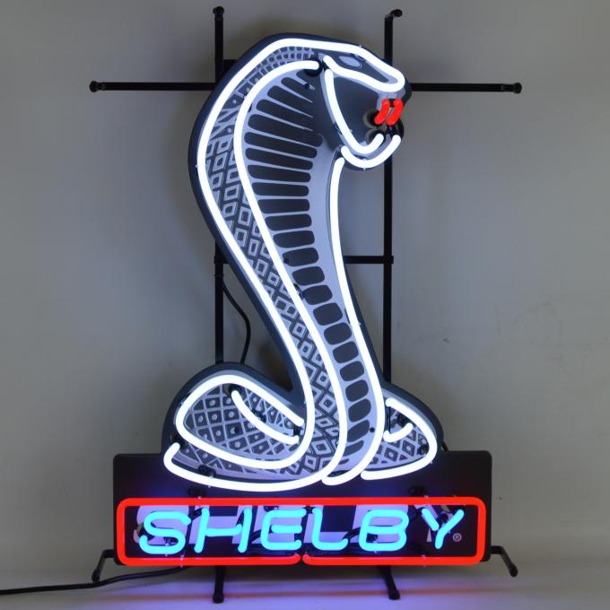 Neonetics Standard Size Neon Signs, Shelby Cobra Neon Sign with Backing