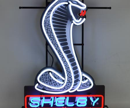 Neonetics Standard Size Neon Signs, Shelby Cobra Neon Sign with Backing