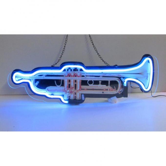 Neonetics Standard Size Neon Signs, Trumpet Shaped Neon Sign