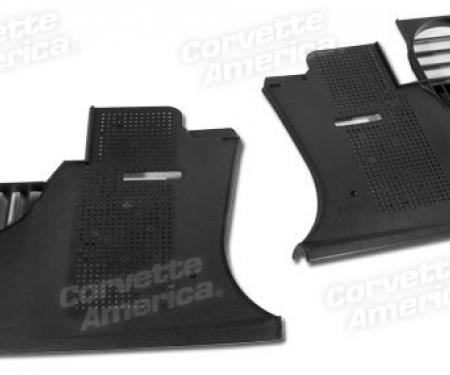 Corvette Kick Panels, Black Paint to Match, 1978-1982