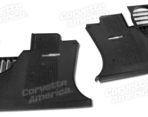 Corvette Kick Panels, Black Paint to Match, 1978-1982