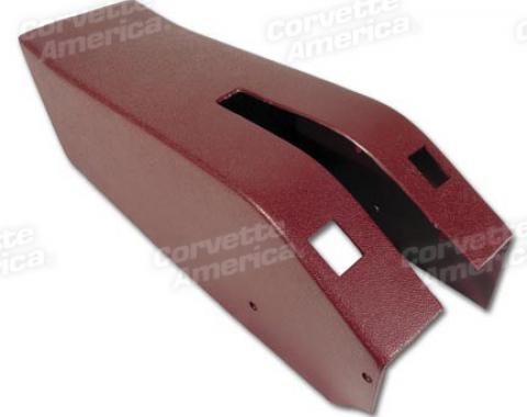 Corvette Park Brake Console, Power Windows, 1969-1976 | Oxblood (31), 1973-1975