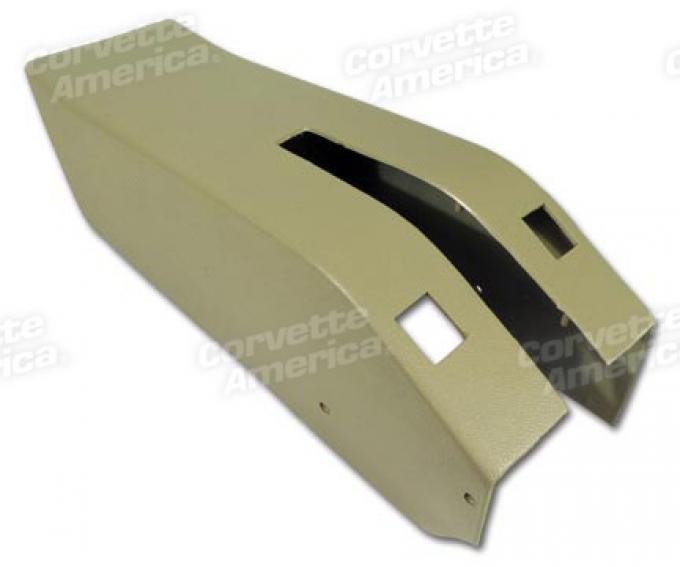 Corvette Park Brake Console, Power Windows, 1969-1976 | Light Saddle (15), 1970-1972