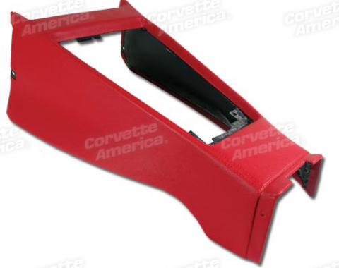 Corvette Shift Console Housing, Red (30), 1972