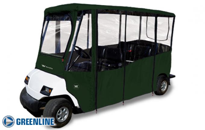 Greenline Golf Cart Enclosure, 6 Passenger | Motor City Vettes