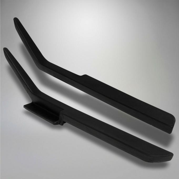 Corvette Door Panel Armrest, Black Left, 1984-1989