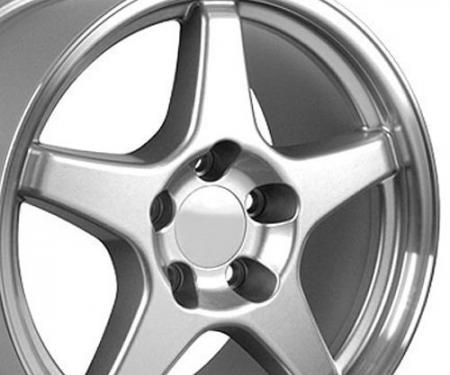 Camaro ZR1 (C4) Style Front Wheel, 17 x 9.5 x 54mm, Aluminum, 1993-2002