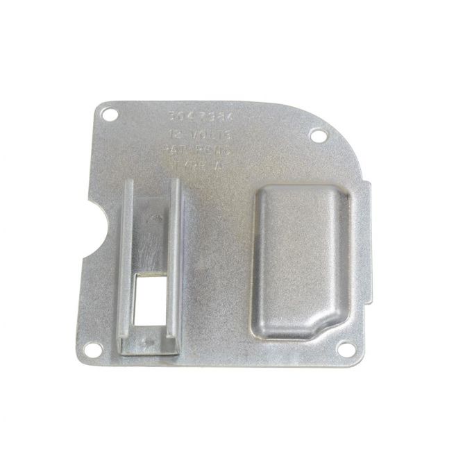 Corvette Wiper Motor Cover Plate, 5047984, (57 Middle), 1957 Motor