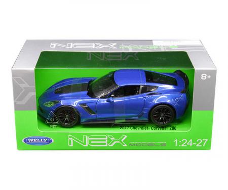 Welly 1:24 W/B - 2017 Chevrolet Corvette Z06 (Blue)