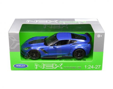 Welly 1:24 W/B - 2017 Chevrolet Corvette Z06 (Blue)