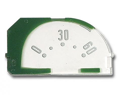 Corvette Fuel Gauge Face, 1953-1958