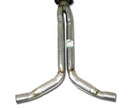 Corvette Exhaust Pipe, Rear Y Outside Diameter 2 1/4, 1985