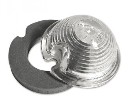 Corvette Park Light Lens, with Gasket, 1953-1962