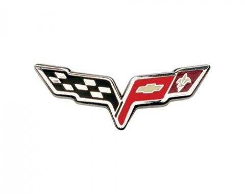 C6 Corvette Crossflags Lapel Pin