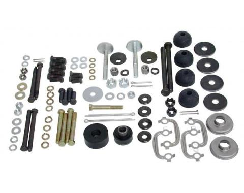 Corvette Rear Suspension Hardware Kit, Polyurethane Bushings, 1978-1979