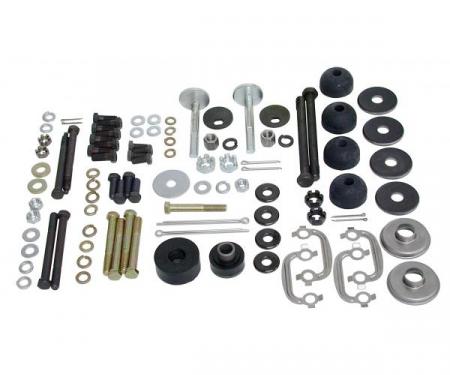 Corvette Rear Suspension Hardware Kit, Polyurethane Bushings, 1978-1979