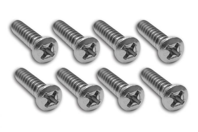 Corvette Sill Plate Screw Set, 8 Piece, 1963-1964