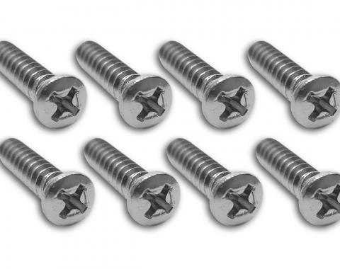 Corvette Sill Plate Screw Set, 8 Piece, 1963-1964