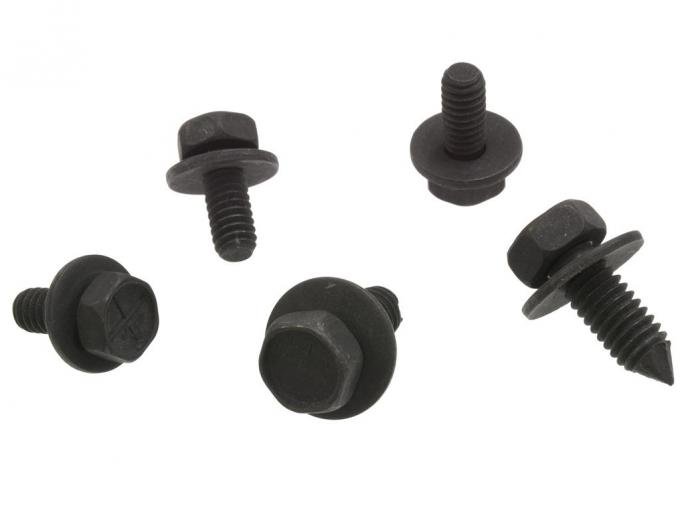 Corvette Hood Support Bolt Set, 5 Piece, 1977-1982