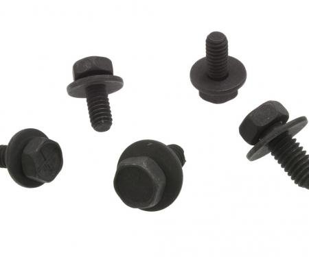 Redline Restomotive® 1977-1982 Chevrolet Corvette Hood Support Bolt Set, 5 Piece