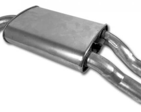 Corvette SoundFX Muffler, Stock Reproduction, Right, 1985-1990