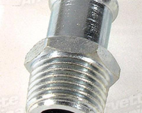 Corvette Heater Hose Fitting, on Intake With Air Conditioning, 1975-1982