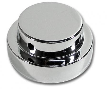 Corvette Radiator Reservoir Cap Cover, Chrome, 1978-1996