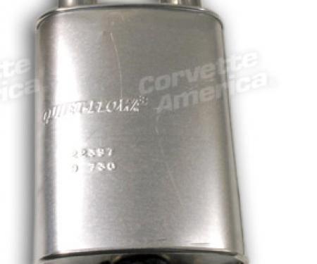 Corvette SoundFX Muffler, Stock Reproduction, Left, 1985-1990