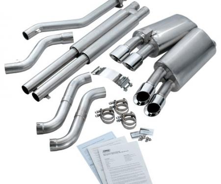 Corvette Corsa Power Pulse Exhaust, LT1/LT4 with Pro Tips, 1996