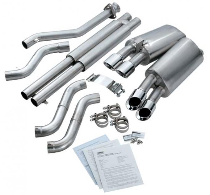 Corvette Corsa Power Pulse Exhaust, LT1 with Pro Tips, 1992-1995