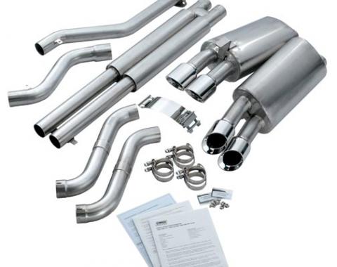 Corvette Corsa Power Pulse Exhaust, LT1 with Pro Tips, 1992-1995