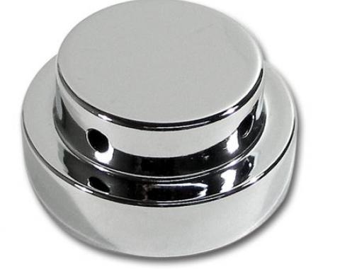 Corvette Radiator Reservoir Cap Cover, Chrome, 1978-1996