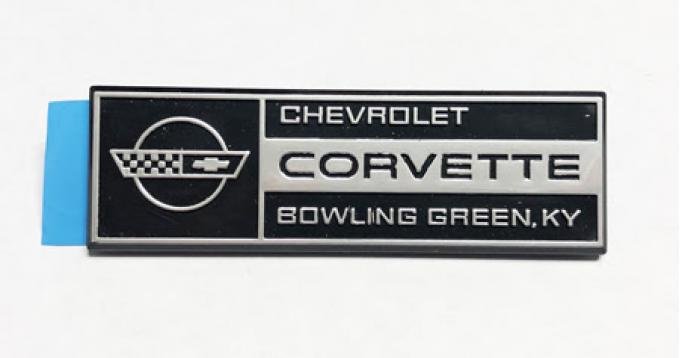 Corvette Emblem, Hood Underside Bowling Green, 1984-1993