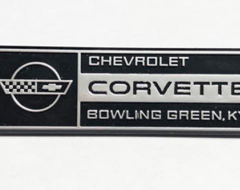 Corvette Emblem, Hood Underside Bowling Green, 1984-1993