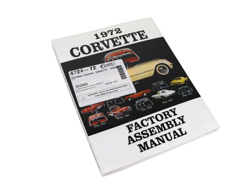 Corvette Assembly Manual, 1972