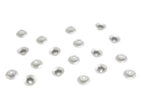 Corvette Side Spear Speednut Set, 18 Piece, 1958-1961