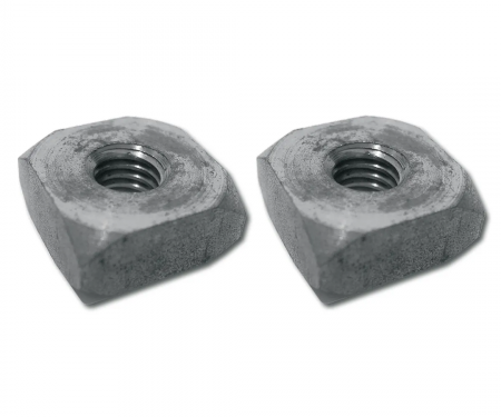 Corvette Rad Lower Support/Bdy Mount Nuts, Square, 1963-1982