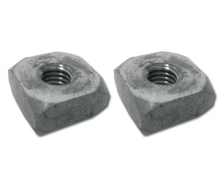 Corvette Rad Lower Support / Body Mount Nuts, Square, 1963-1982