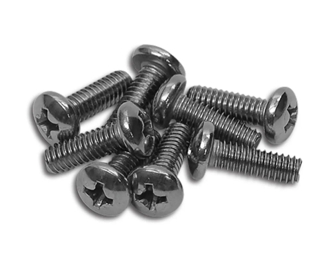 Corvette Park/Taillight Lens Screws, 8 Piece Set, 1956-1969